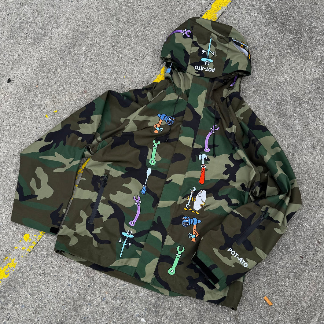 SHELL JACKET CAMO